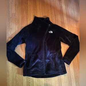 The North Face OSITO Fluffy Fleece Jacket with Angled Mandarin Collar, Size S